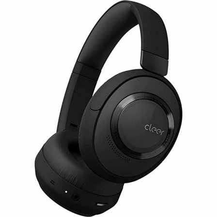 Cleer Audio ALPHA Over-Ear Adaptive ANC Noise-Canceling Bluetooth Headphones with Microphones - Black