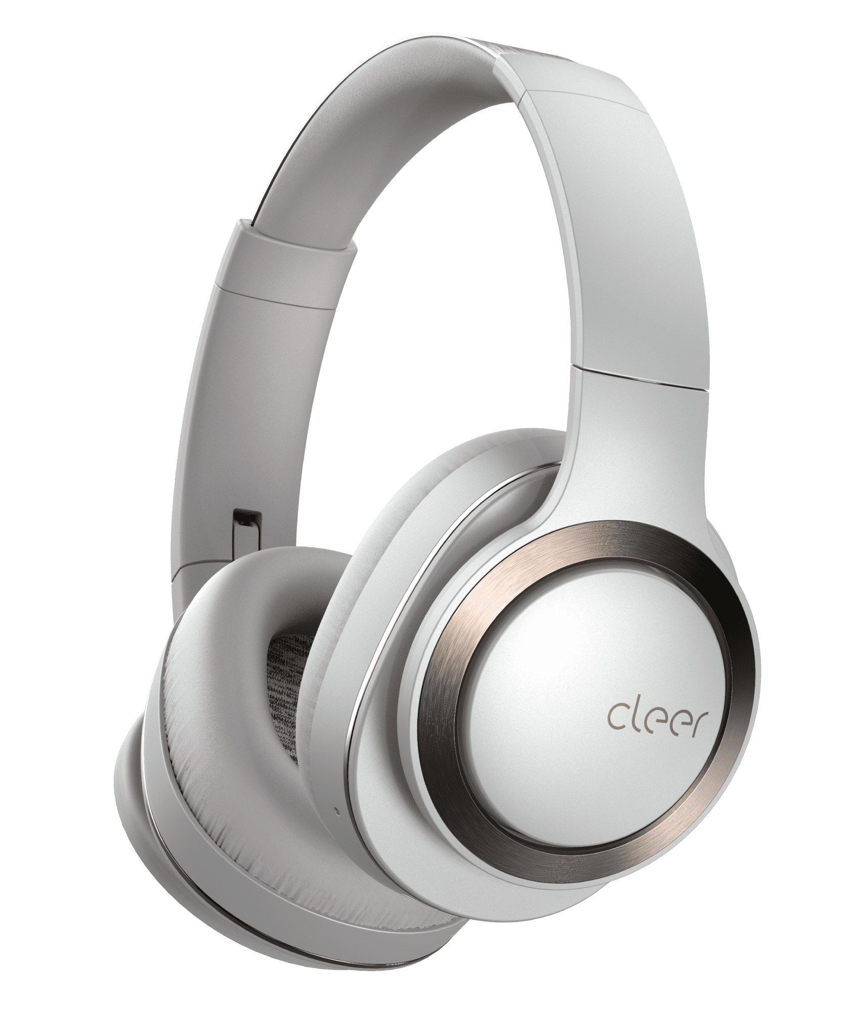 Cleer Enduro ANC Bluetooth Headphones, Noise Cancelling, 60 Hours Playtime, Hi-Res Audio, Light Grey