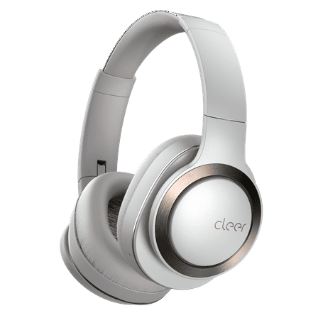 Cleer Enduro ANC Bluetooth Headphones, Noise Cancelling, 60 Hours Playtime, Hi-Res Audio, Light Grey