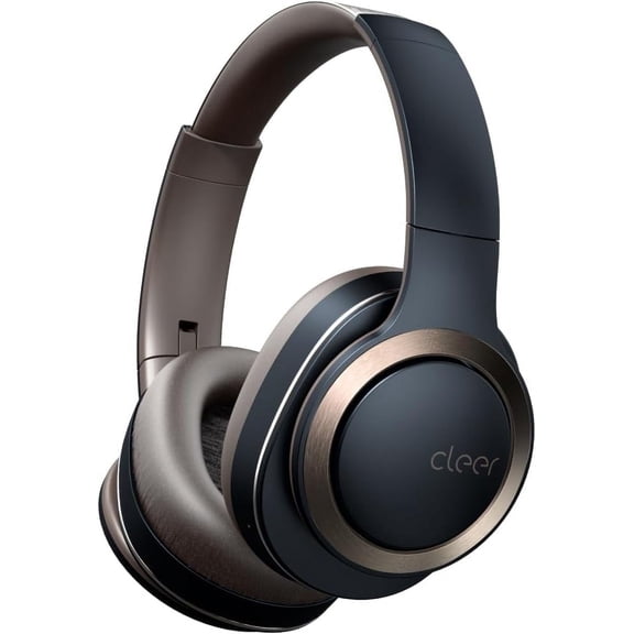 Cleer Enduro ANC Bluetooth Headphones, Noise Cancelling, 60H Playtime, Hi-Res Audio, Deep Bass, Dark Navy