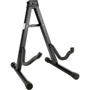Clef Audio Labs Foldable A-Frame Guitar Stand with Cushioned Arms and Rubber Feet. Electric, Acoustic & Bass Holder