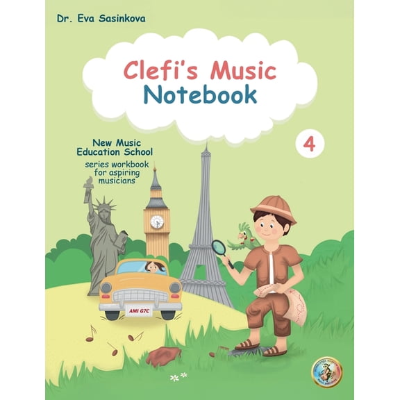 Clefi's Music Notebook 4: New Music Education School Series Workbook for Aspiring Musicians, (Paperback)