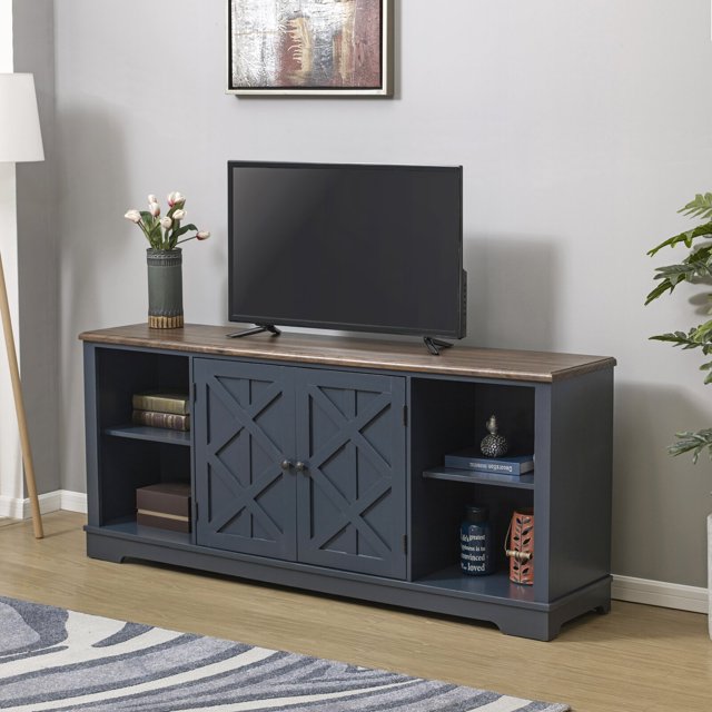 Clem TV Stand for TVs up to 85", Engineered Wood, Cable Management