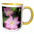 thumbnail image 1 of 3drose, Clematis Buttercup Flowers, Pennsylvania, Usa - Us39 Rkl0015 - Raymond Klass, 15oz Two-tone Yellow Mug, 1 of 6