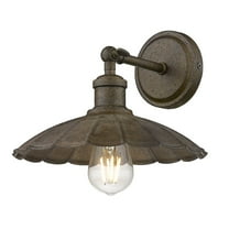 Wry Lighting Clemence 1-light Wall Sconce in Dark Rust