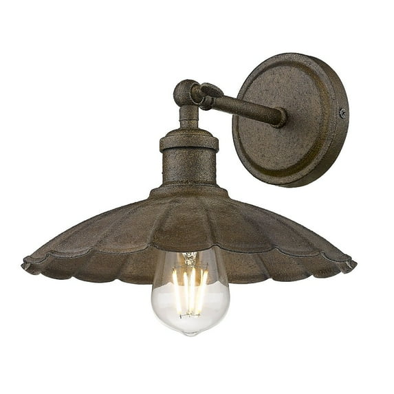 Wry Lighting Clemence 1-light Wall Sconce in Dark Rust