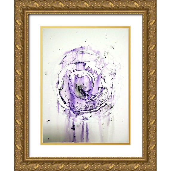 Clement, Diane 14x18 Gold Ornate Wood Framed with Double Matting Museum Art Print Titled - Mind Spiral #3
