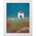 thumbnail image 1 of Clement, Diane 19x24 White Modern Wood Framed Museum Art Print Titled - Picket Fence, 1 of 4