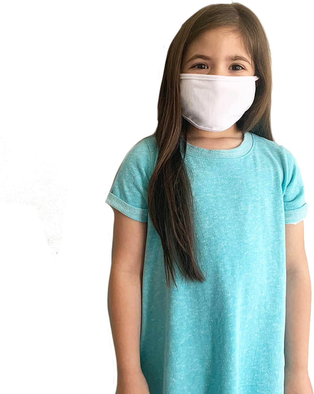 Clementine Apparel 2 Layer Cotton Protective Face Cover Kids, Washable and Reuseable