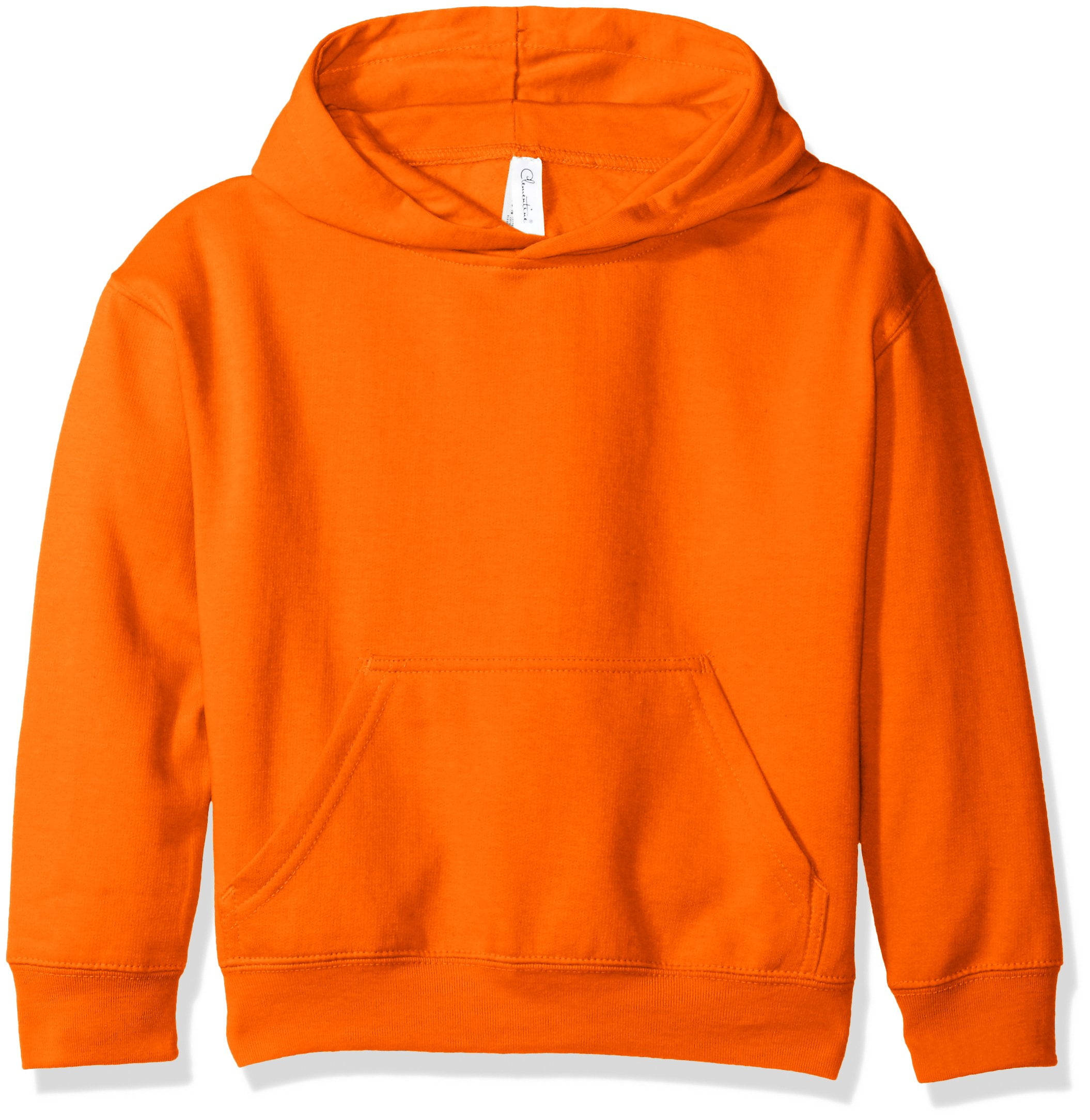 Clementine Apparel Big Girls (7-16) Apparel Youth Hooded Pullover Sweatshirt with Pouch Pocket