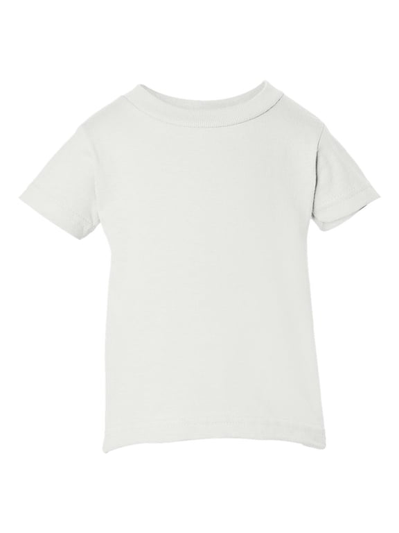 Baby Boy & Girl Solid Cotton Tee Short Sleeve T-Shirt, Sizes: 0-24Months