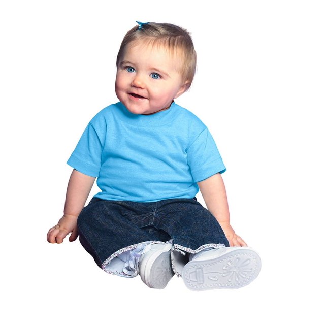 Clementine Baby Boy & Girl Solid Cotton Tee Short Sleeve TShirt, Sizes