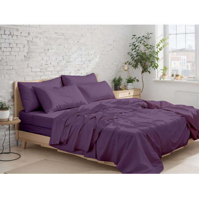 Clementine CopperX Bamboo Microfiber 6 Pc Cooling Soft Bed Sheets