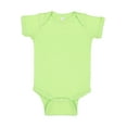 thumbnail image 1 of Rabbit Skins Infant 100% Cotton Jersey Lap Shoulder Short Sleeve Bodysuit, Key Lime, 18 Months, 1 of 4