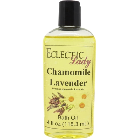 Clementine Lavender Bath Oil - Scented Body Oil - Relaxing & Moisturizing Bathing Oil - Fragrance Body Oil For Dry & Rough Sensitive Skin - 4 oz