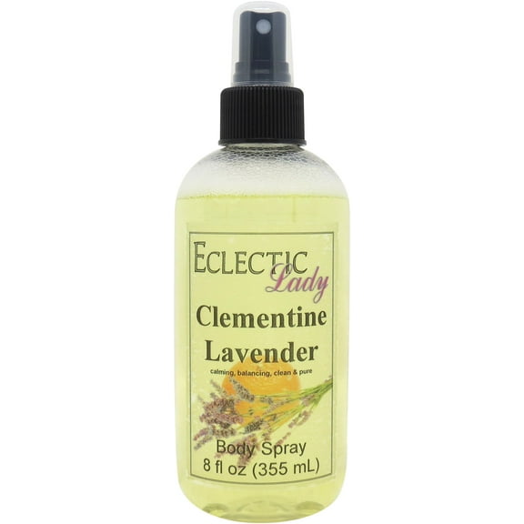 Clementine Lavender Body Spray, Eclectic Lady, Hydrating Mist, Unisex, 16 oz