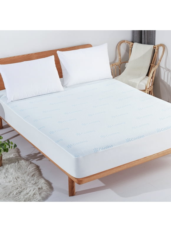 Clementine Mattress Protector, 100% Water Proof, Breathable & Cooling, 12-16” Deep Pocket