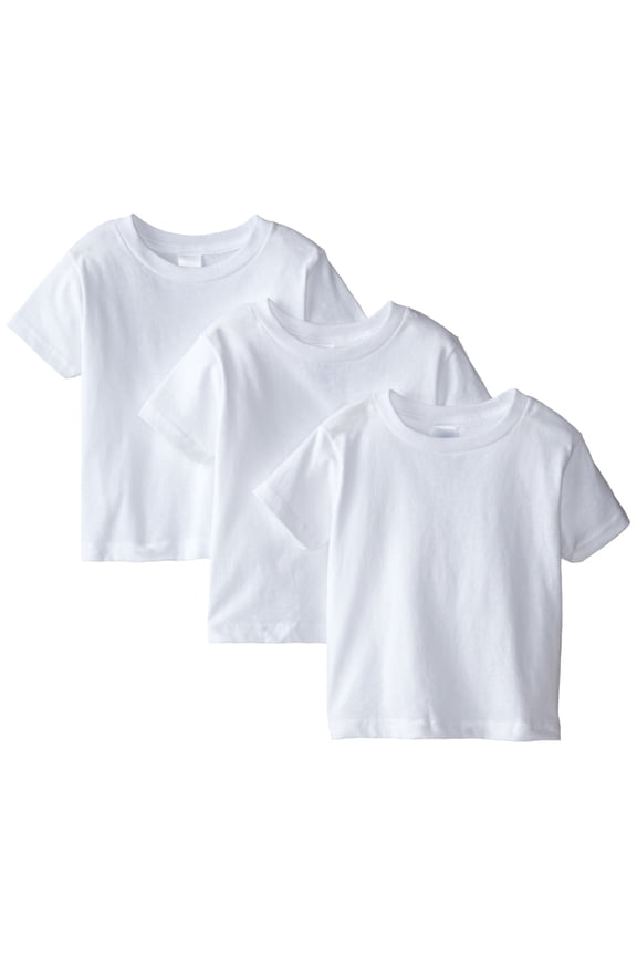 Clementine Short Sleeve Basic T-Shirts, 3-pack (Toddler Girls)
