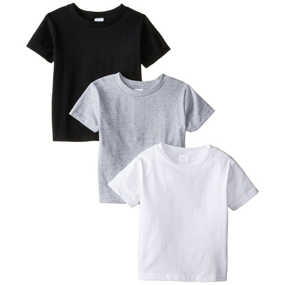 Clementine Short Sleeve Basic T-Shirts, 3-pack (Toddler Girls)