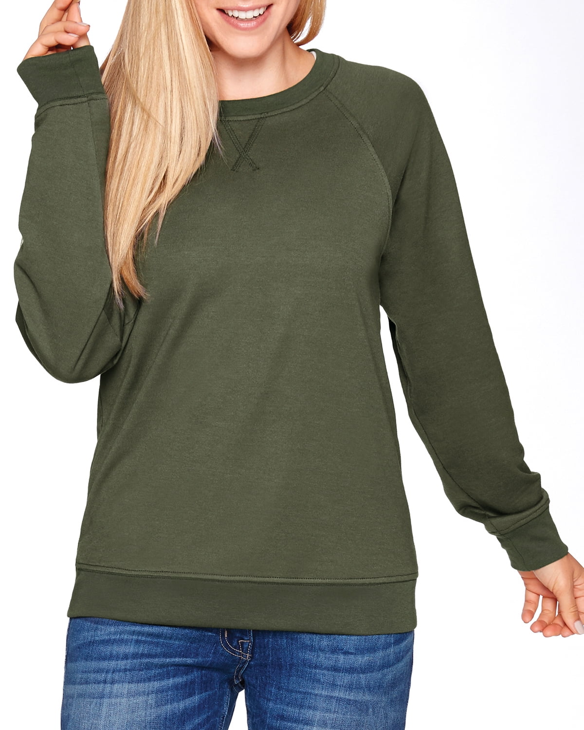 Clementine Unisex French Terry Raglan Crew