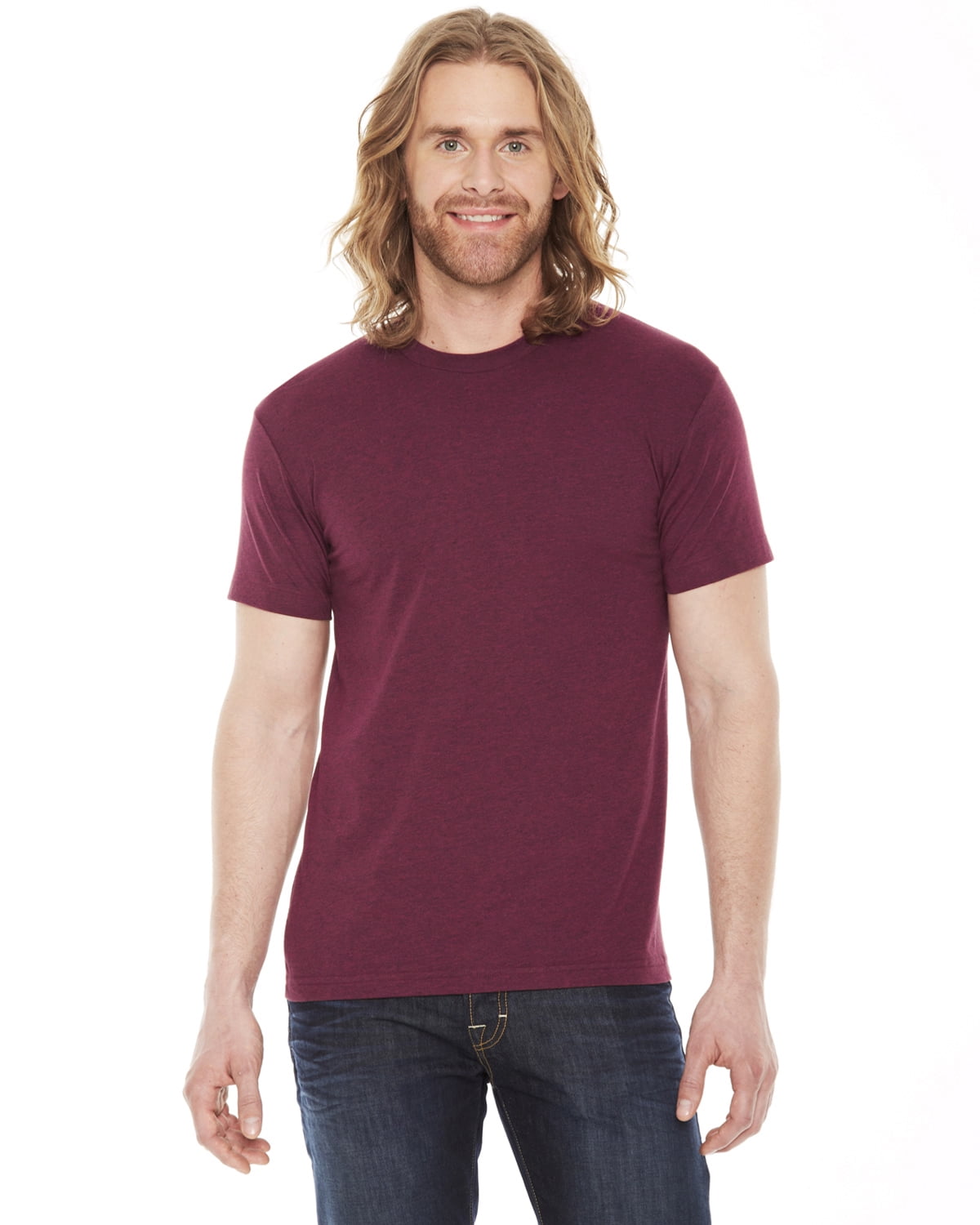 Clementine Unisex Poly-Cotton Crew Neck T-Shirt