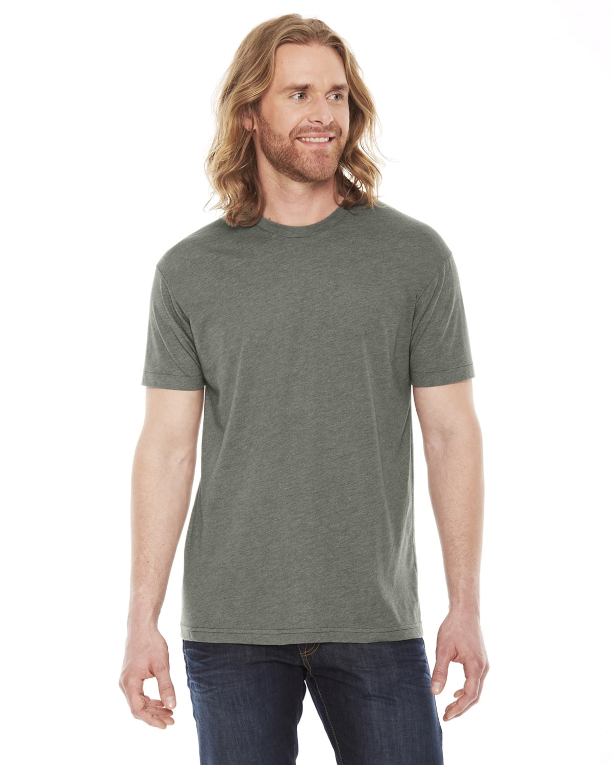 Clementine Unisex Poly-Cotton Crew Neck T-Shirt