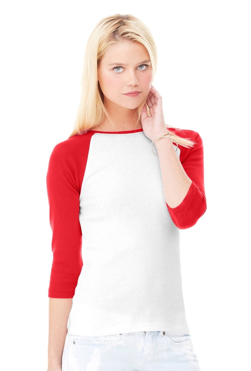 Clementine Womens 3/4-Sleeve Baseball T-Shirt