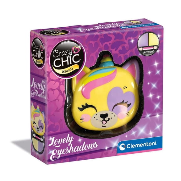 No Author Clementoni 18819 Crazy Chic  Lovely Eyeshadow: Tiger  Lidschatten-Make-up, sicher u