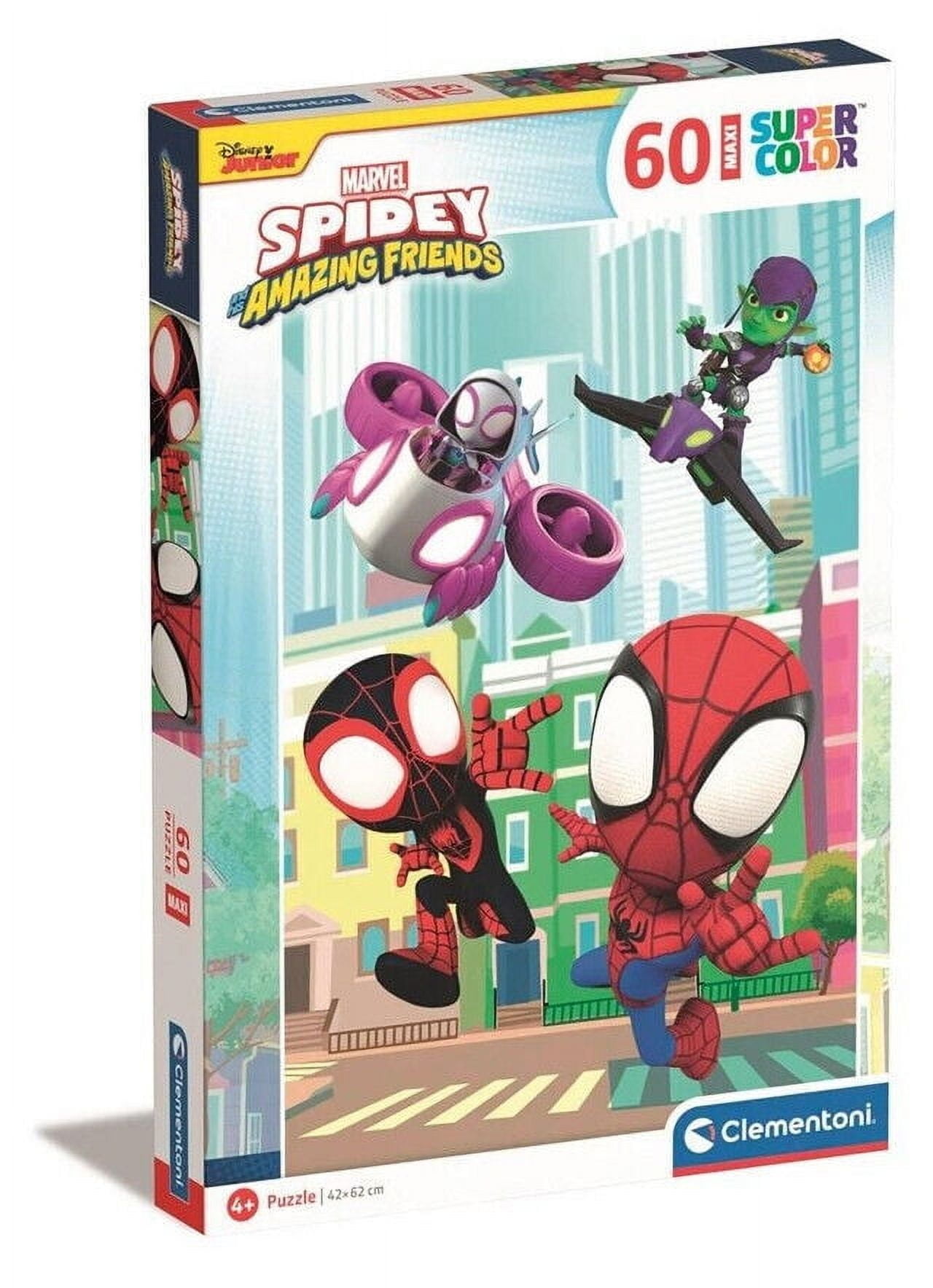 Clementoni 26476 - Marvel Spidey & His Amazing Friends - 60 Piece ...