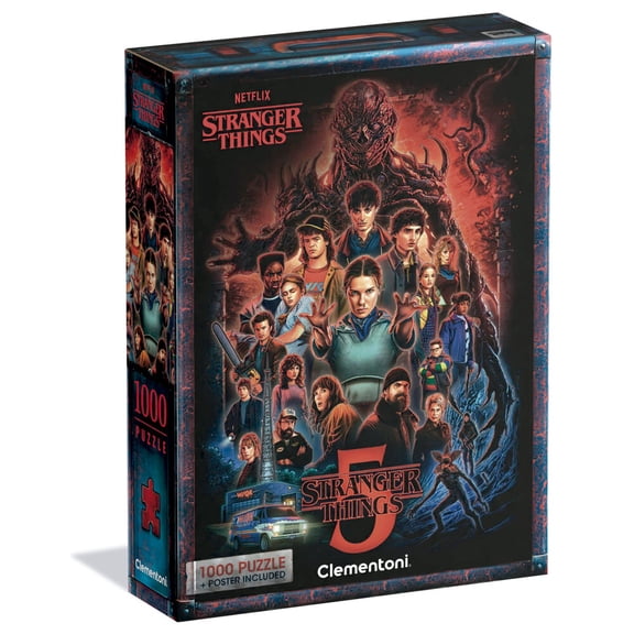 Clementoni 37096 Stranger Things Season 5 1000 Piece Puzzle