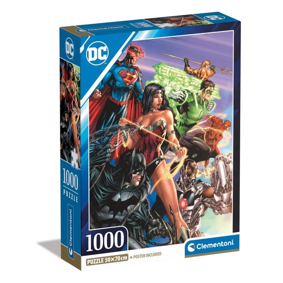 Clementoni 39852 DC Comics Justice League 1000 Piece Puzzle