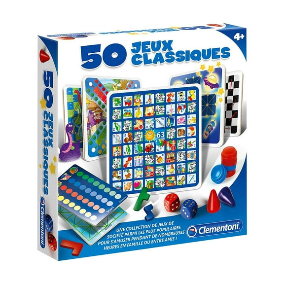Clementoni - 50 Jeux Classiques (French)