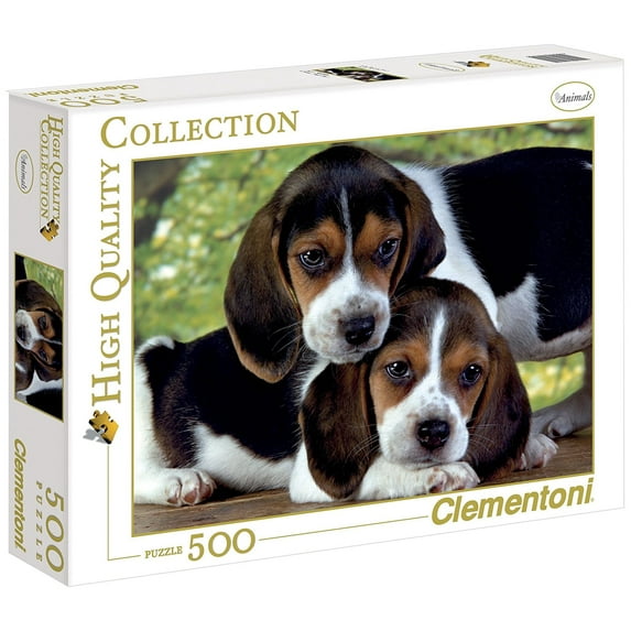 Clementoni "Close Together" Beagle Puppies Puzzle (500 Piece)