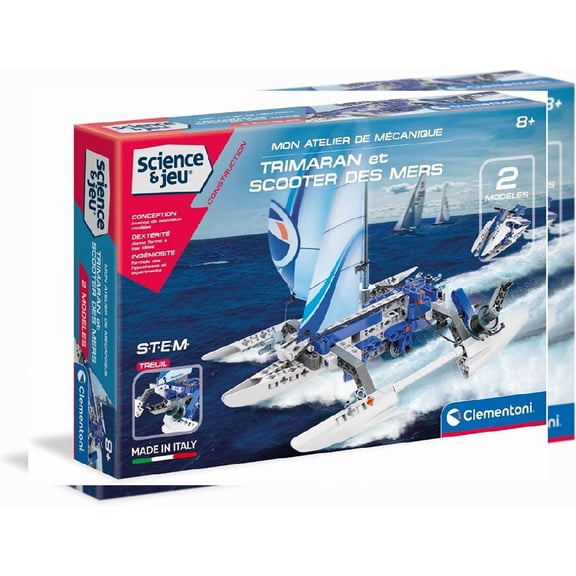 Clementoni - Mon Atelier De Mecanique - Trimaran + Scooter Des Mers (FR)