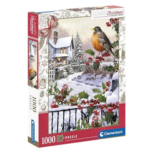 Clementoni - Pz1000: Robin And Holly Bushes