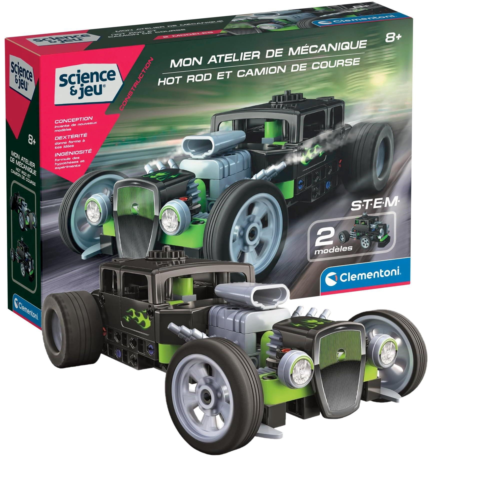Clementoni - Science & Jeu: Hot Rod Et Camion De Course - Walmart.com
