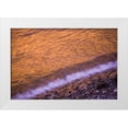 thumbnail image 1 of Clemons, Kathleen 24x17 White Modern Wood Framed Museum Art Print Titled - ME, Phippsburg Sunrise reflected in the surf, 1 of 4