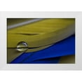 thumbnail image 1 of Clemons, Kathleen 32x23 White Modern Wood Framed Museum Art Print Titled - ME, Harpswell Water drop on parrot feathers, 1 of 4