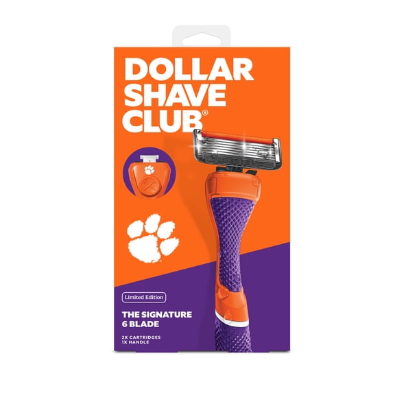 Dollar Shave Club Clemson 6-Blade Razor Starter Set