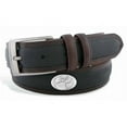 thumbnail image 1 of Clemson Concho Two Tone Leather Belt, 36 Waist, 1 of 1