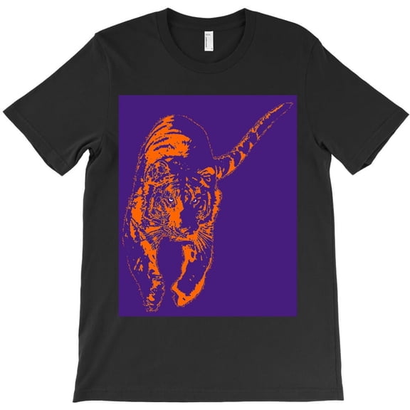 Clemson Hunting Tiger Graphic Themed Funny and Cute Themed Gift for a - Durable Stitching H15673 Unisex T-Shirt, Up to 5XL Available
