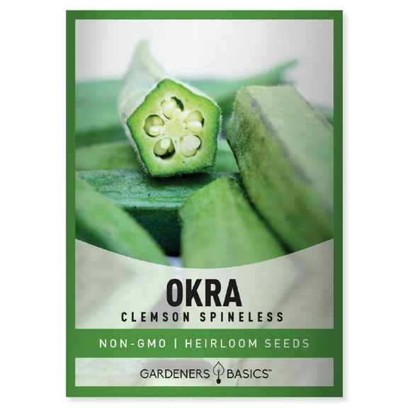 Clemson Spineless Okra Seeds