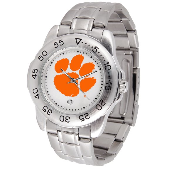 White Clemson Tigers Sport Steel Watch