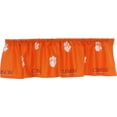 thumbnail image 1 of Clemson Tigers 100% Cotton, 84" x 15" Curtain Valance, 1 Panel, 1 of 2