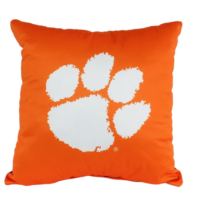 Clemson Tigers 16 inch Reversible Decorative Pillow