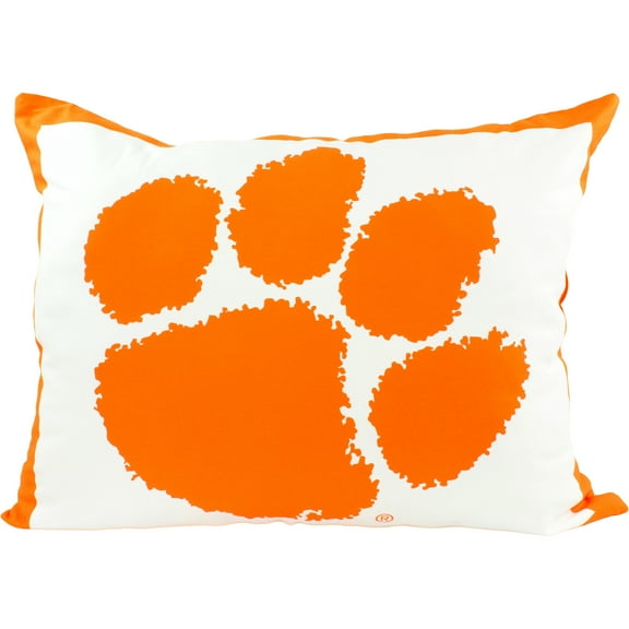 Clemson Tigers 20" x 28" Fully Stuffed Big Logo Pillow