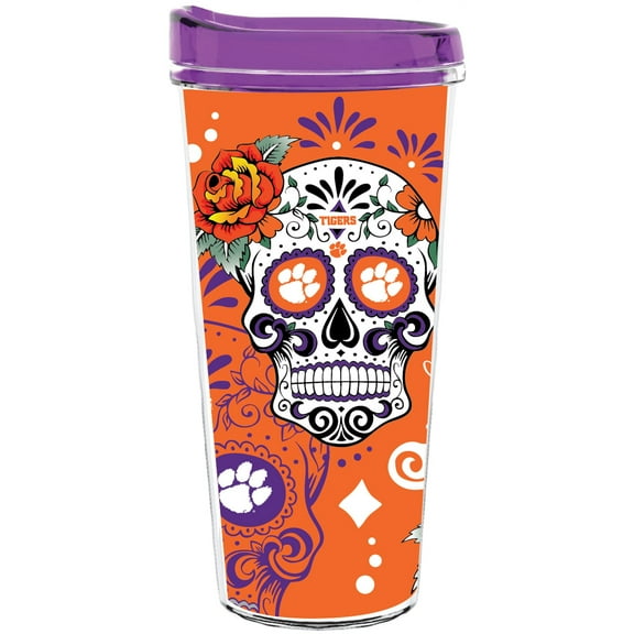 Clemson Tigers 22oz. D-a de los Muertos Tumbler