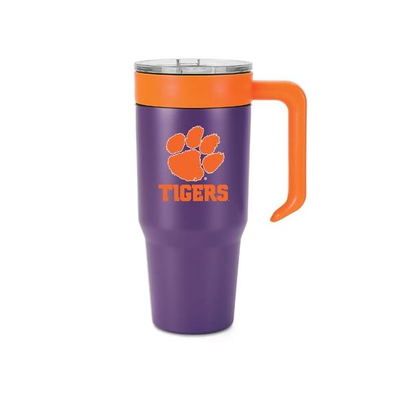 Clemson Tigers 36oz. Logo Combo Stainless Steel Tumbler