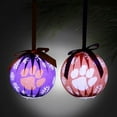 thumbnail image 1 of Clemson Tigers 6-Piece LED Boxed Ornament Set - Purple/Orange, 1 of 2