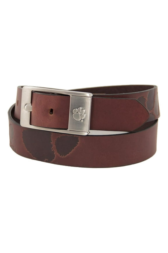 Clemson Tigers Brandish Leather Belt